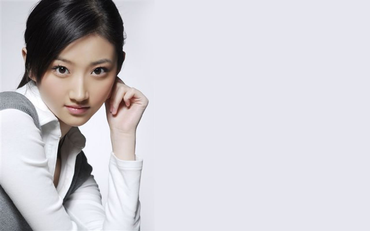 中国清纯美女景甜宽屏壁纸1280*800