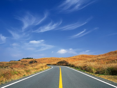 道路写真壁纸_风景_太平洋电脑网