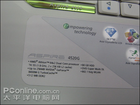 宏?ž Aspire 4520G的右腕托 宏?ž Aspire 4520G的右腕托