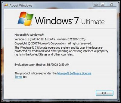 微软Windows 7桌面最新截图