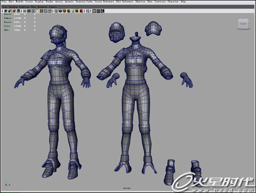 3d游戏人物实例解读次时代游戏制作流程