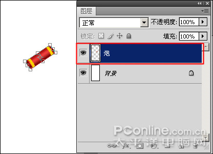 Photoshop CS4打造迎春炮竹