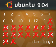 Ubuntu 9.04 正式版发布Web倒计时代码