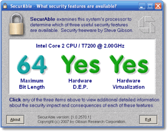 测试你的CPU能否支持Windows 7的XP模式