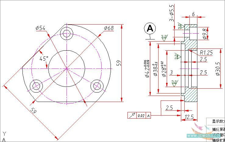 AutoCAD二维教程：细说机械零件轴测图的画法
