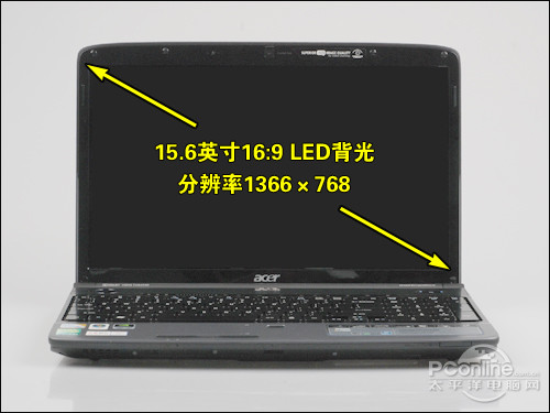 Acer Aspire 5739G屏幕尺寸