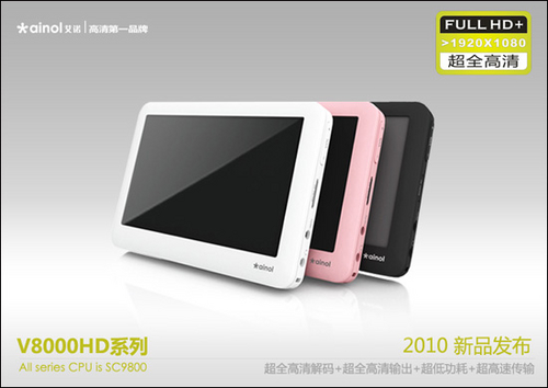 1280P超全高清 艾诺V8000HDS实测MOV