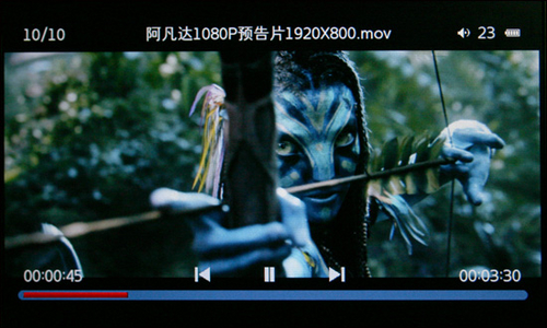 1280P超全高清 艾诺V8000HDS实测MOV