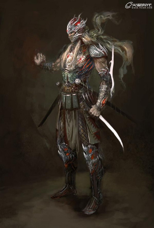 超炫武士风!忍者《服部半藏》绘画解析