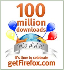 Firefox为下载量创新高感到欢欣鼓舞
