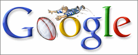 Google doodle2007橄榄球世界杯