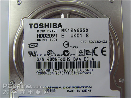 ֥SATA 120G(MK1246GSX)ͼ