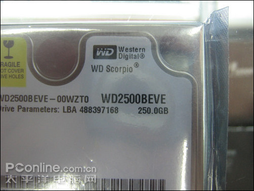  PATA 250G/5400/8M(WD2500BEVE)ͼ