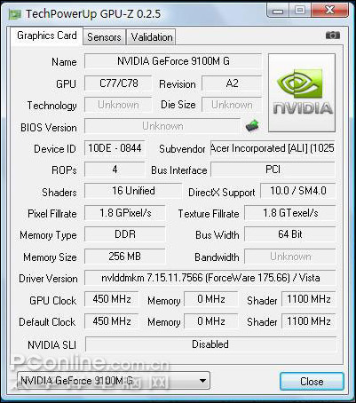 nVIDIA C77 Geforce9100