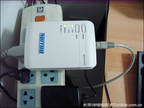 家庭另類組網 billion電力貓試用_網絡設備評測試用_太平洋電腦網pc