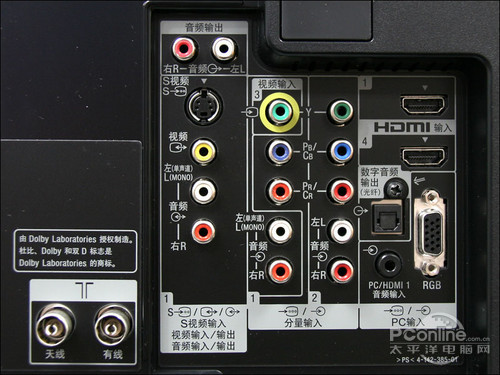 索尼KDL-52Z5599索尼KDL-52Z5599主接口区