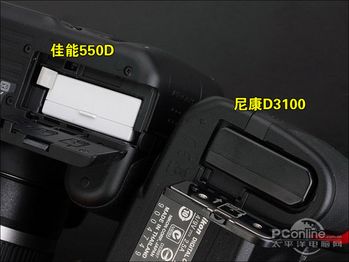 尼康D3100套机(18-55mm)佳能550D对比尼康D3100