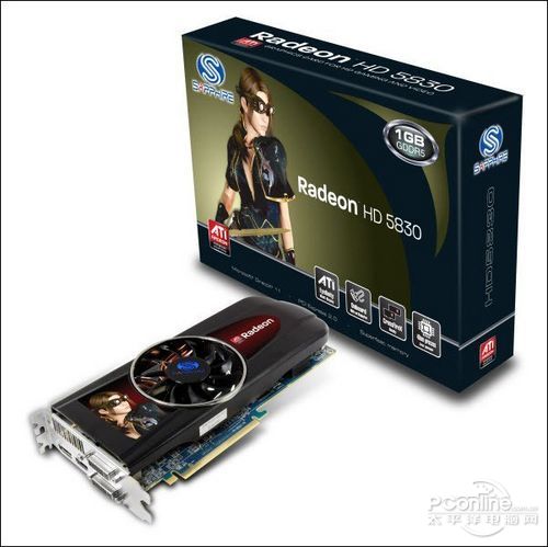 蓝宝石HD5830白金版蓝宝石 HD5830 1G GDDR5白金版