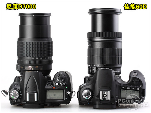 佳能60D套机(18-135mm)尼康D7000/佳能60D对比评测